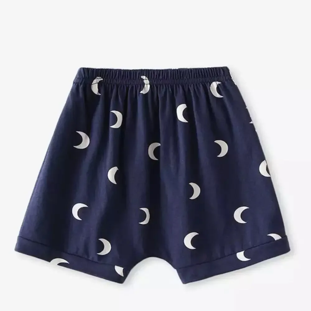New Blue moons shorts baby boy girl spring 18-24 months